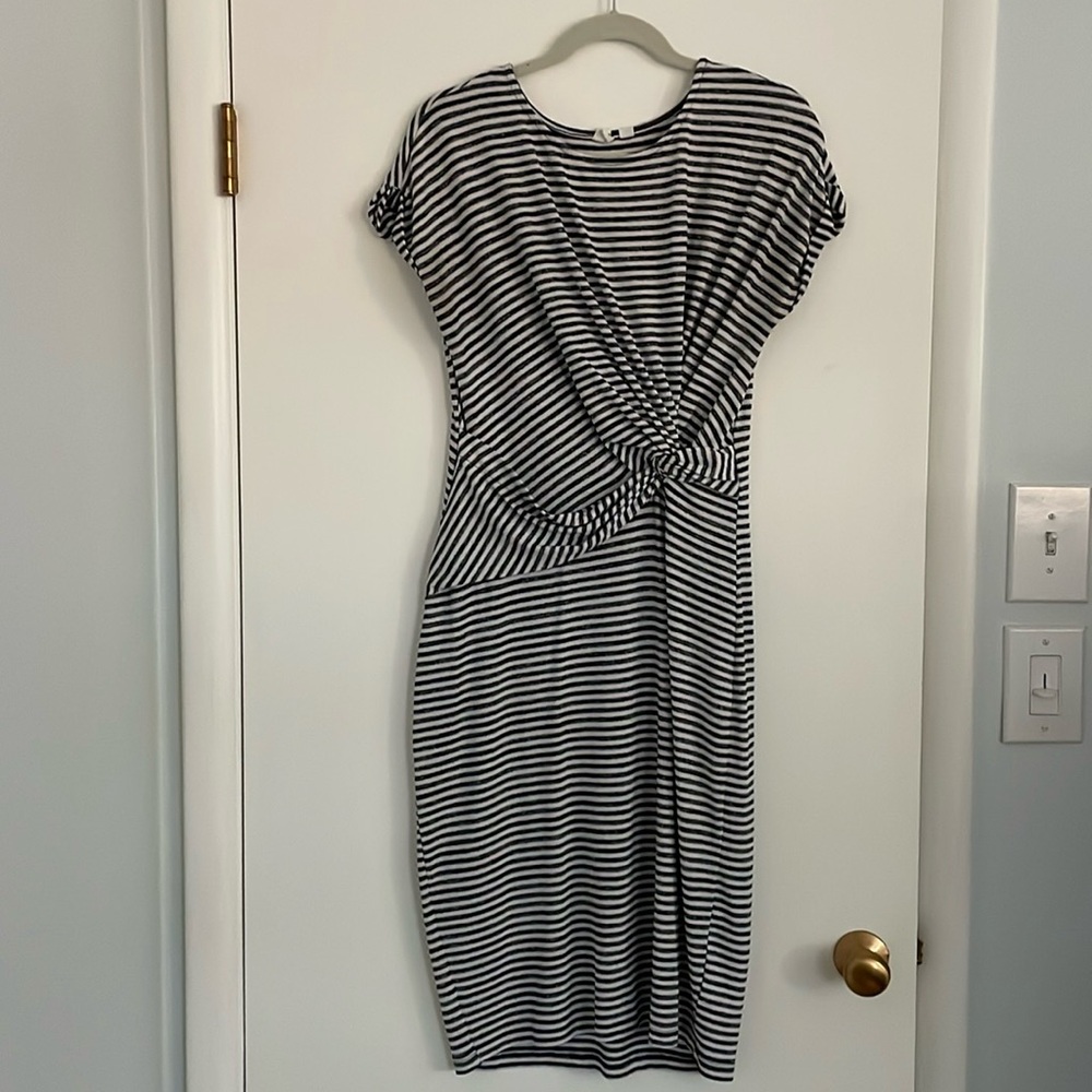 Gap Navy and white stripe dress